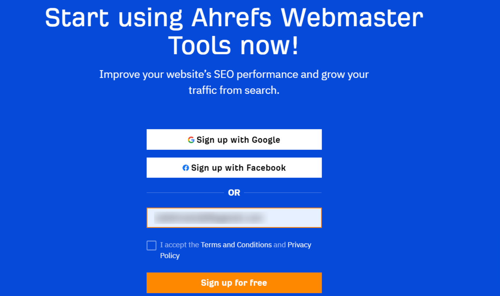 Ahrefs Free Trial